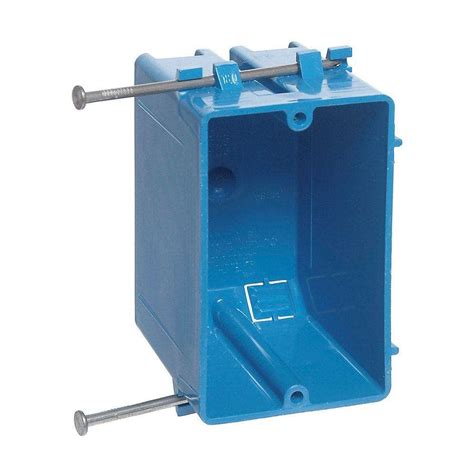 carlon 4 square pvc electrical box & cover plate|carlon electrical boxes home depot.